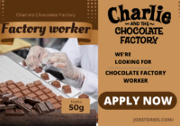 Chocolate factory worker job in Canada