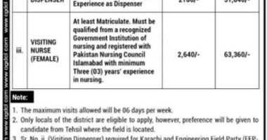 Medical Staff Jobs OGDCL Pakistan