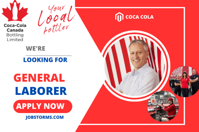 General-Laborer Job in Coca-Cola Canada
