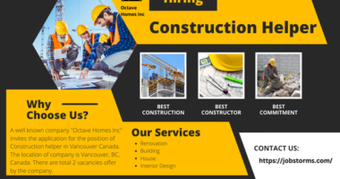 Construction Helper jobs in Vancouver Canada