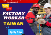 Factory Worker jobs in Taiwan 2023