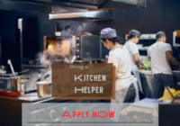 Kitchen helper jobs in Canada