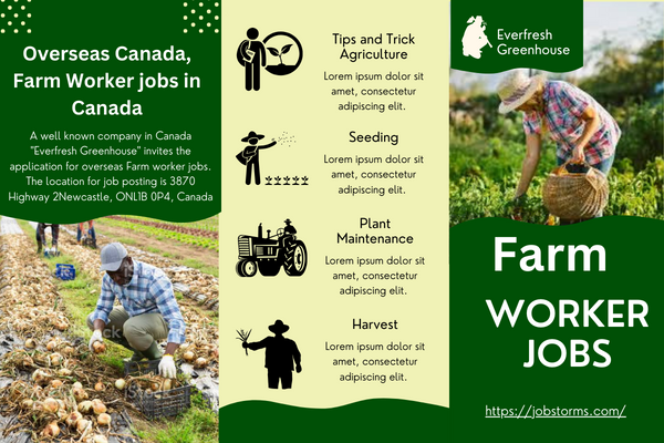 Overseas Canada, Farm Worker jobs in Canada