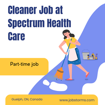 Cleaner Job at Spectrum Health Care