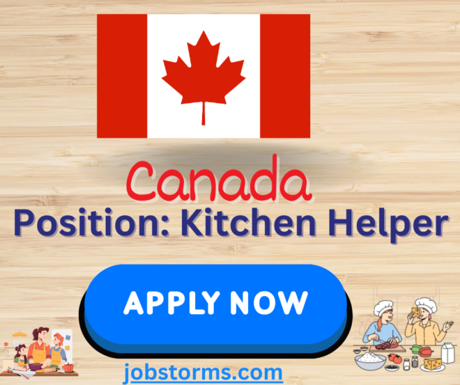 Kitchen Helper job in Edmonton Canada