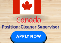 Cleaner Supervisor jobs in Canada