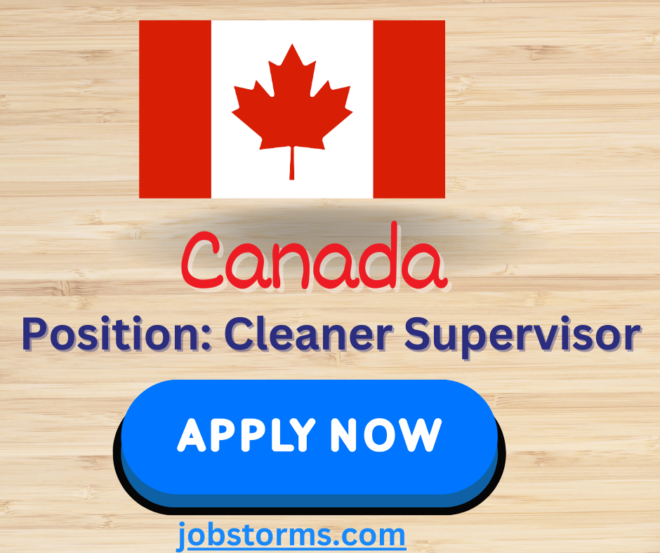 Cleaning Supervisor jobs Canada
